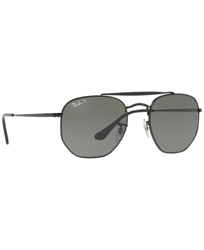 Ray-Ban Polarized Sunglasses, RB3648 THE MARSHAL - Macy's