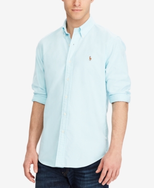 Polo Ralph Lauren Men's Classic Fit Long Sleeve Solid Oxford Shirt