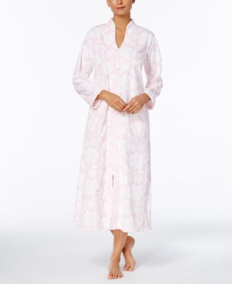 Charter Club Textured Zip-Front Long Robe, Created for Macy's - Macy's