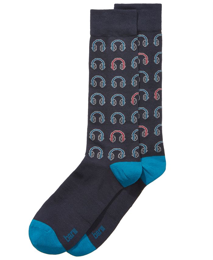 Bar III Men's Head-Phone Socks, Created for Macy's - Macy's
