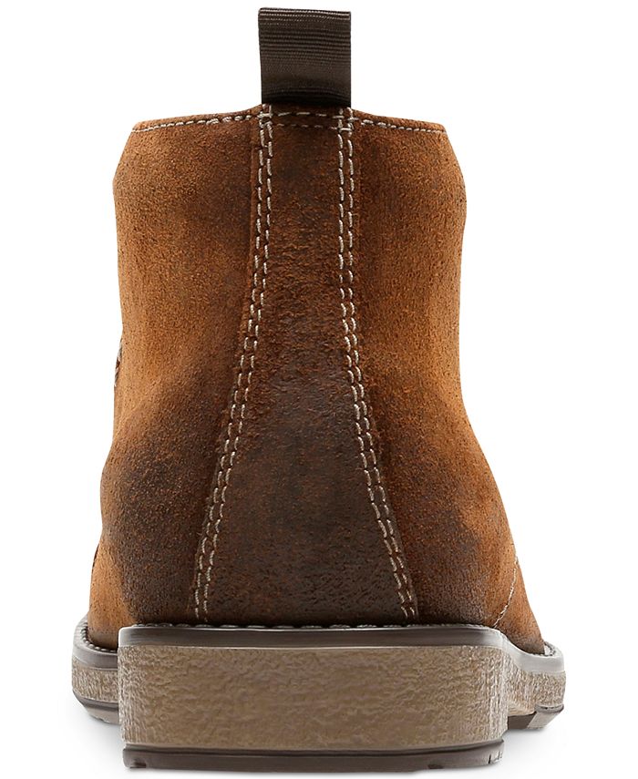 hinman mid dark tan suede