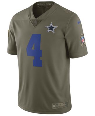 Nike Men s Dak Prescott Dallas Cowboys Salute To Service Jersey Macy s