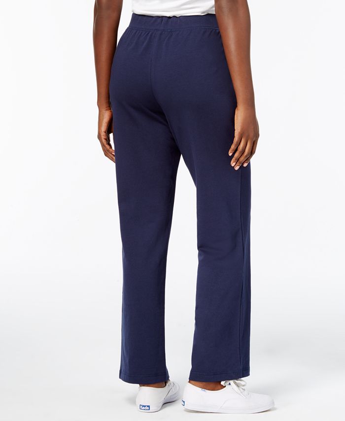 karen scott petite drawstring active pants