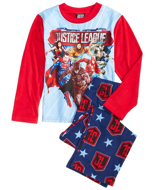 Dc Comics Justice League 2 Pc Pajama Set Little Boys Big Boys