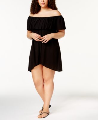 becca plus size cover up