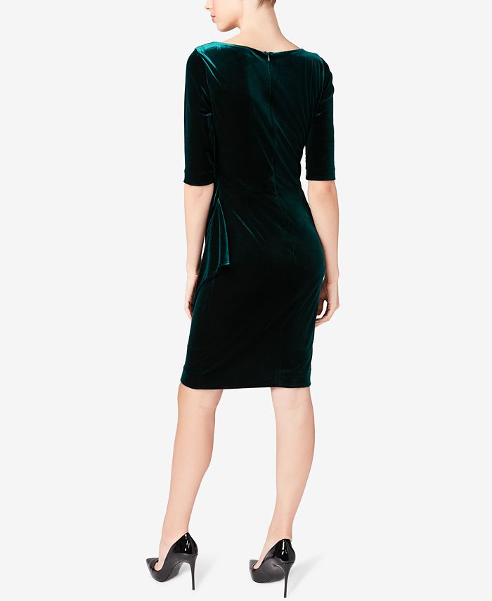 Betsey johnson draped surplice sheath dress clearance
