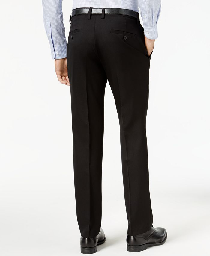 Kenneth Cole Reaction Men's Slim-Fit Stretch Gabardine Dress Pants ...