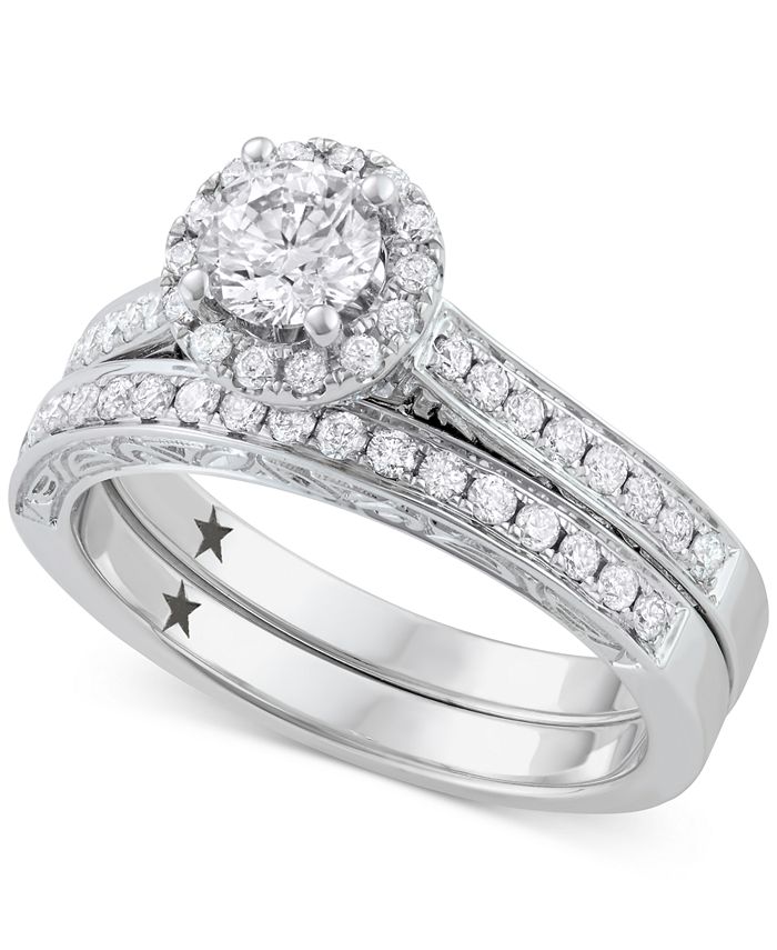 Macy's Star Signature Diamond Bridal Set (1 ct. t.w.) in 14k White Gold