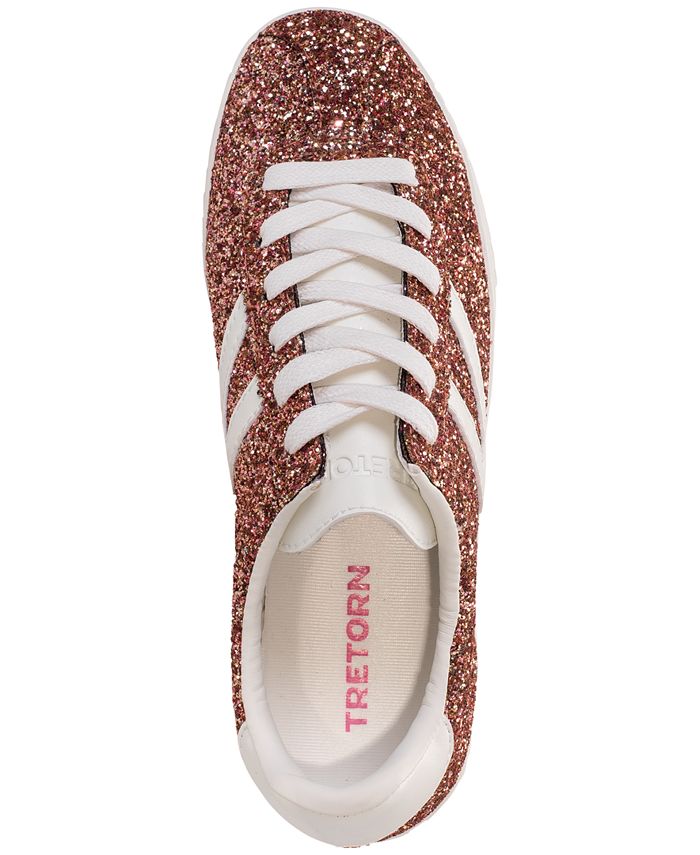 Tretorn Women's Camden 5 Glitter Casual Sneakers from Finish Line - Macy's