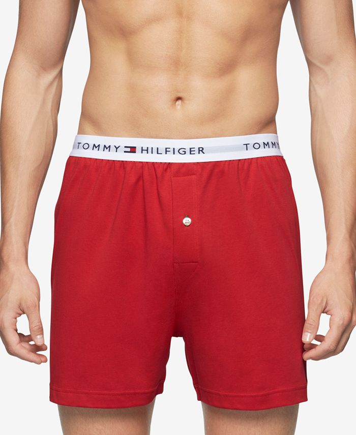 vægt Pas på Almindeligt Tommy Hilfiger Men's Underwear, Athletic Knit Boxer - Macy's