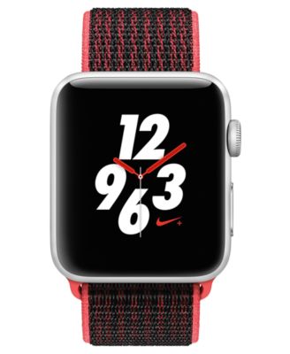 Apple Watch Nike+ (GPS + Cellular), 42mm Silver Aluminum