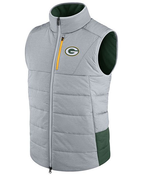 Nike Men S Green Bay Packers Sideline Vest Reviews Sports Fan Shop By Lids Men Macy S