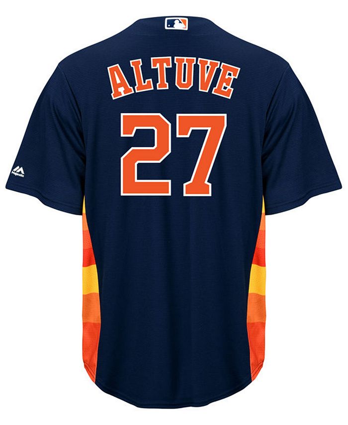 Jose Altuve Houston Astros Majestic Cool Base Player Jersey - Orange