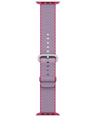 Apple - 42mm Berry Check Woven Nylon Band