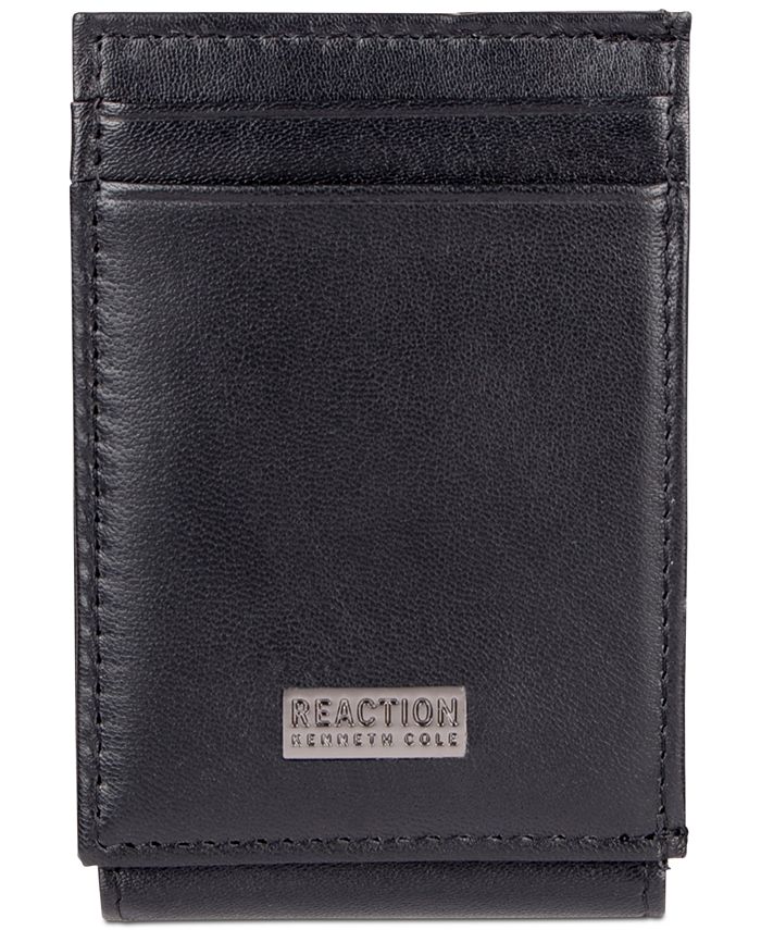 Cole Reaction Men's Leather Nappa FrontPocket RFID Wallet Macy's