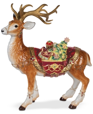 UPC 742414393735 product image for Fitz and Floyd Renaissance Holiday Deer Figurine | upcitemdb.com