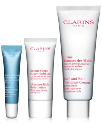 Clarins - 3-Pc. Hand & Lip Set