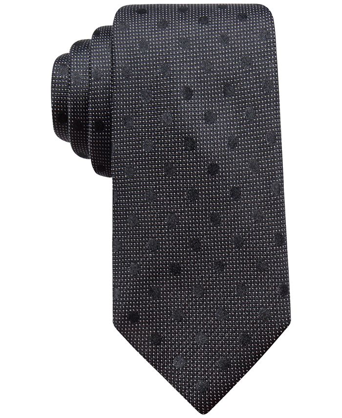 Ryan Seacrest Distinction Men's Evans Dot Silk Tie, Created for Macy's ...