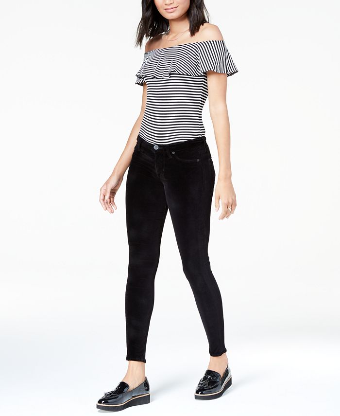Hudson velvet jeans clearance