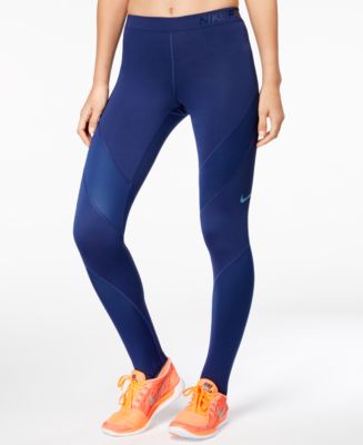 Nike Women's Pro Hyperwarm Fleece-Lined Leggings - Macy's