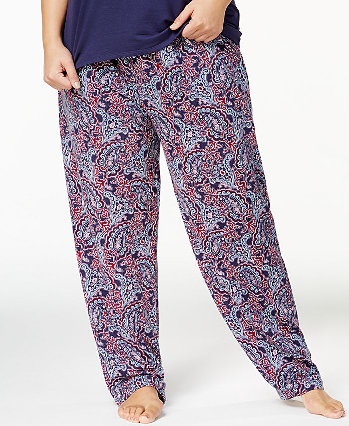 Nautica Plus Size Stretch-Jersey Pajama Pants - Macy's
