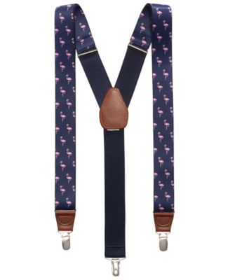 Club Room - Men's Flamingo Suspenders