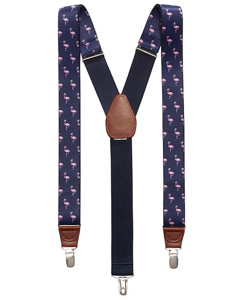 Club Room Men's Flamingo Suspenders, Created for Macy's & Reviews