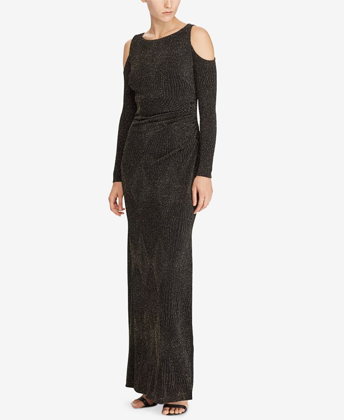 Lauren ralph lauren metallic jacquard dress Outlet