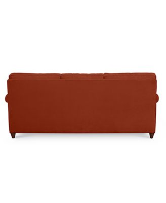 Lidia 82" Fabric 2-Pc. Reversible Chaise Sectional Sofa with Storage Ottoman - Custom Colors