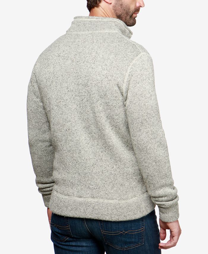 Lucky Brand Men's Polar Fleece Full-Zip Sweater & Reviews - Sweaters ...
