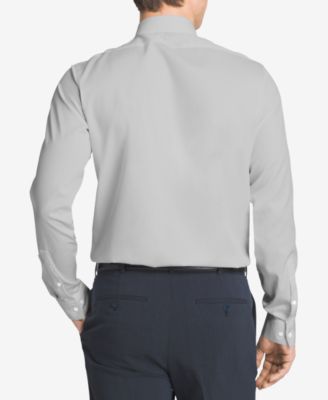 Men's Slim-Fit Non-Iron Herringbone Dress Shirt