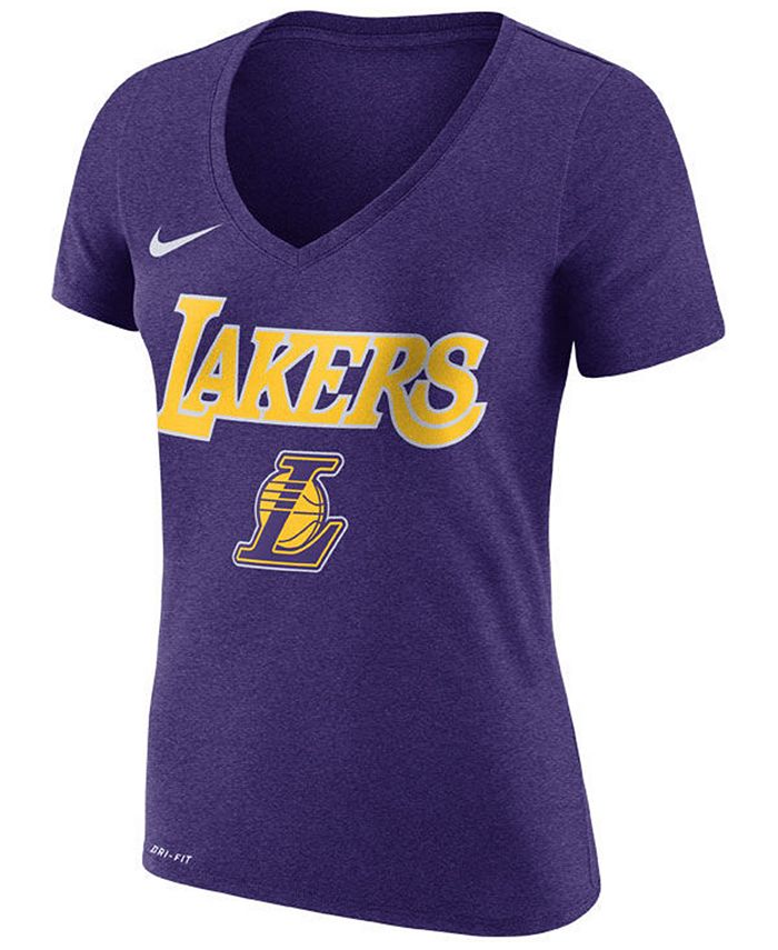 Nike Women's Los Angeles Lakers Wordmark T-Shirt & Reviews - Sports Fan ...