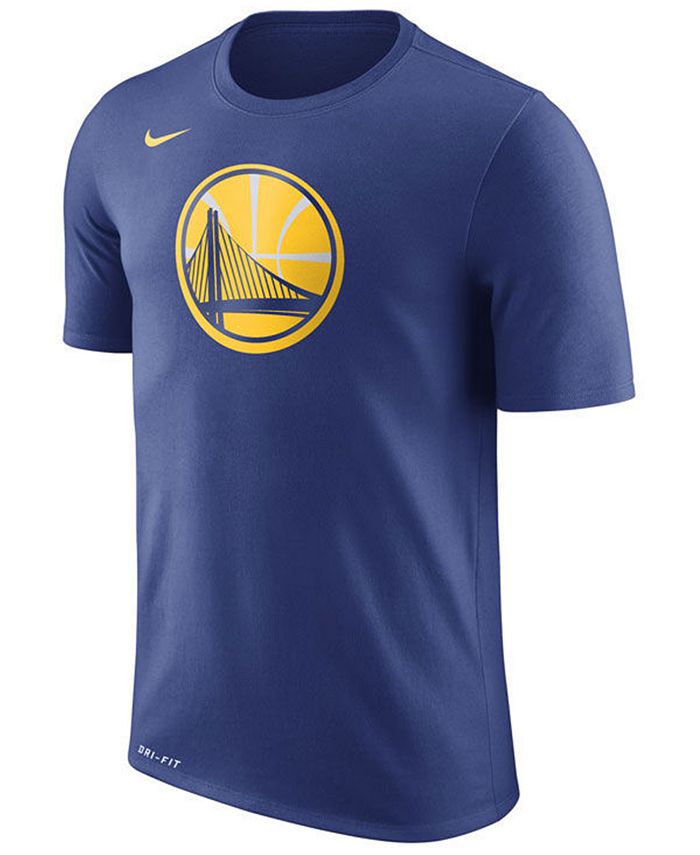 Nike Men's Golden State Warriors Dri-FIT Cotton Logo T-Shirt - Macy's