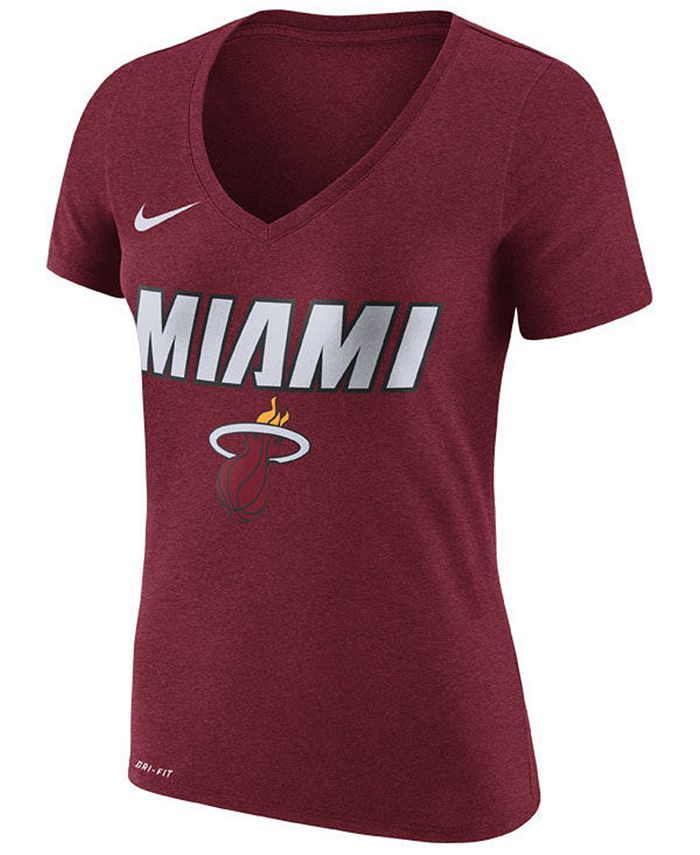 Nike Women's Miami Heat Wordmark T-Shirt - Macy's