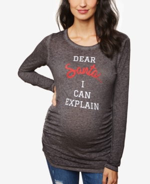 image of Motherhood Maternity Graphic Top
