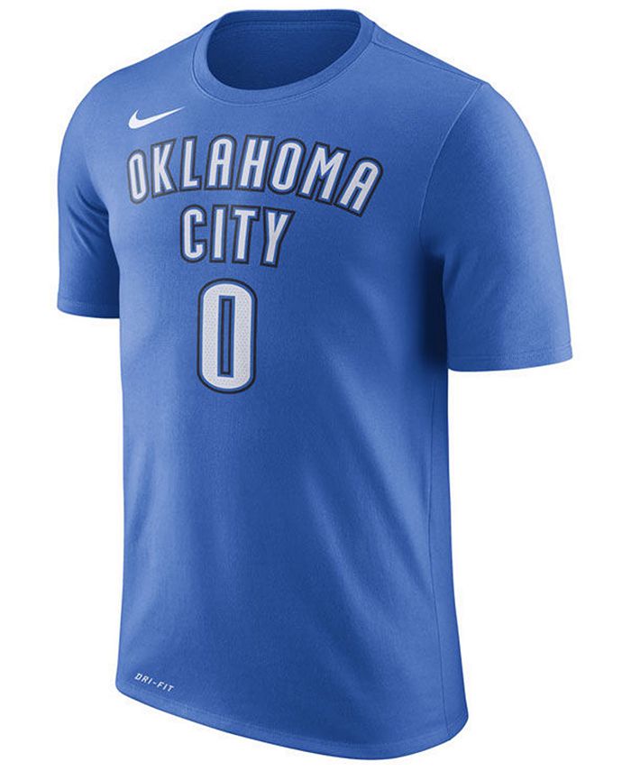 Nike Men's Russell Westbrook Oklahoma City Thunder Name & Number Player ...