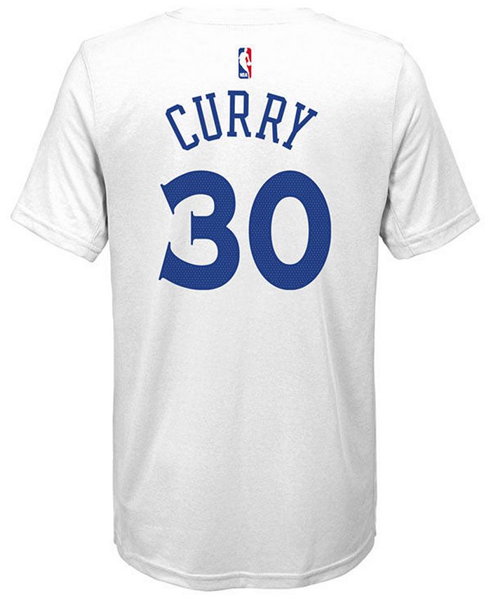 Mitchell and Ness t-shirt Player Name & Number Traditional Stephen Curry Golden  State Warriors white Stephen Curry