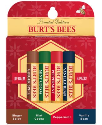 Burt's Bees - 4-Pc. Limited Edition Lip Balm Holiday Gift Set