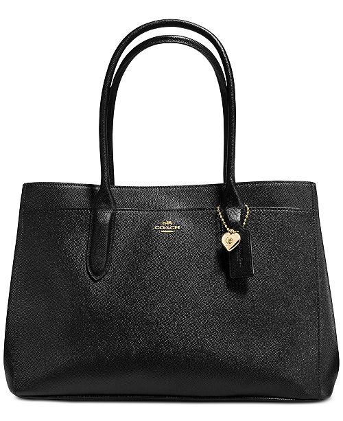 COACH Bailey Carryall Tote in Pebble Leather - Handbags & Accessories ...