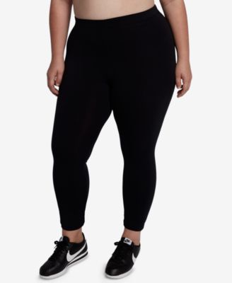 plus size nike sportswear metallic leggings