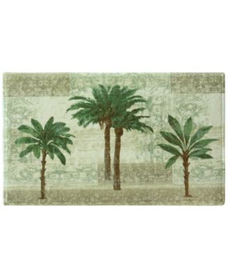 Bacova - Citrus 20" x 33" Palm-Print Bath Rug