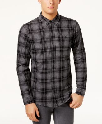 Ezekiel Men's Button-Down Plaid Shirt 