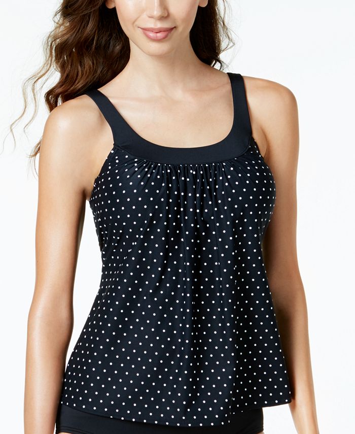 Coco Reef Polka Dot BraSized Underwire Tankini Top Macy's