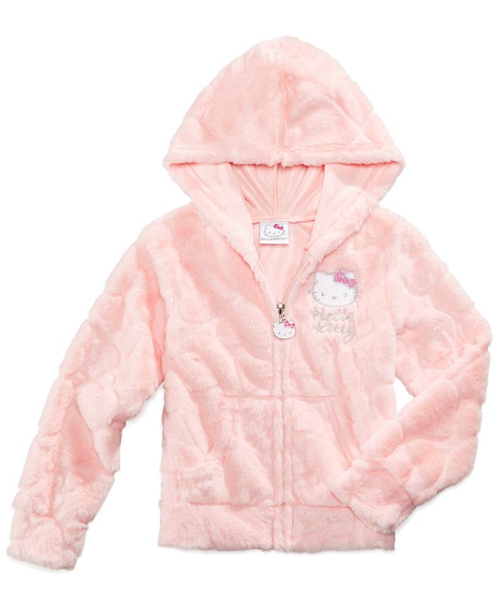 Hello Kitty Little Girls Hooded Jacket, Created for Macy's - Macy's