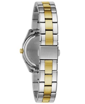  Women's Two-Tone Stainless Steel Bracelet Watch 28mm