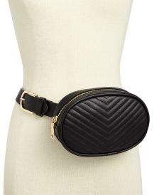 Chevron Quilted Fanny Pack