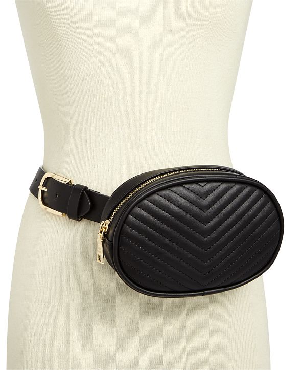 Steve Madden Chevron Quilted Fanny Pack