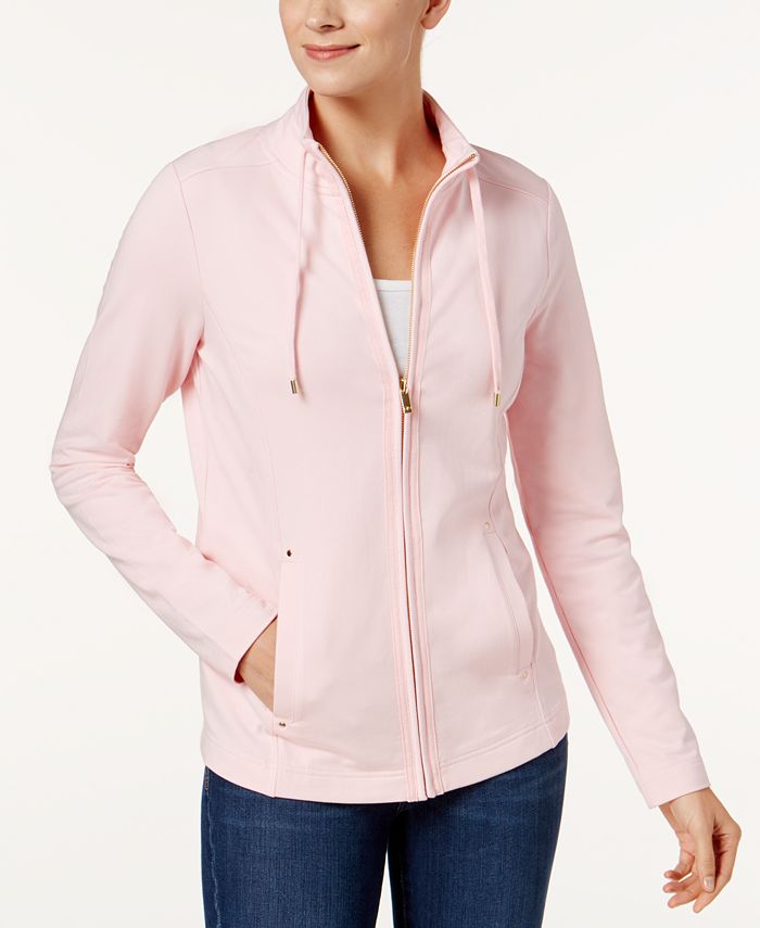 Charter Club French Terry Jacket, Created for Macy's - Macy's