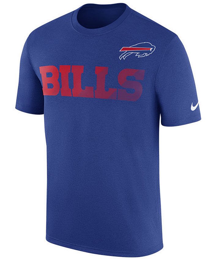 Nike Men's Buffalo Bills Legend Sideline Team T-Shirt - Macy's