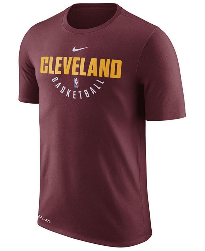 Nike Men's Cleveland Cavaliers Dri-FIT Cotton Practice T-Shirt - Macy's